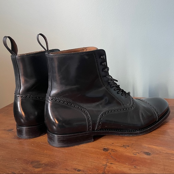Mens Italian Cap Toe Boot - Picture 2 of 7
